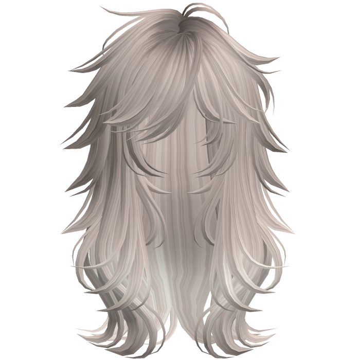 Scene Wispy Flared Wolfcut Silver