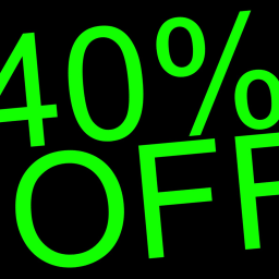 40% off
