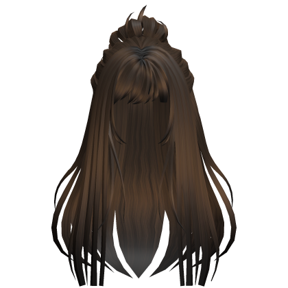 Brown Half-Up Hair