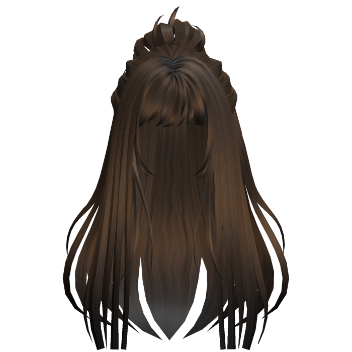 Brown Half-Up Hair