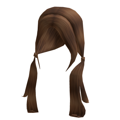 Long Cutesy Low Pigtails Caramel 
