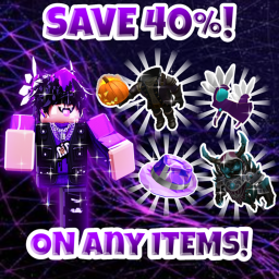 Save 40% Off Items Game!