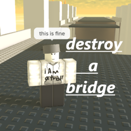 Destroy a bridge icon