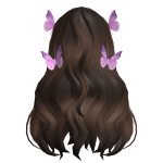 Olivia Rodrigo butterfly clips long wavy hairstyle
