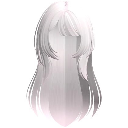 ♡ cute long messy pink hair w bangs Roblox item