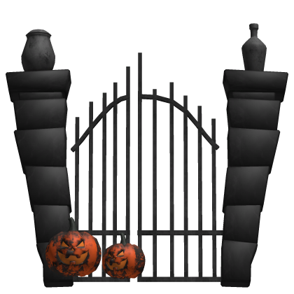 spooky graveyard gate (҂ ‸ ๑ )"