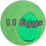 Eleven eggs