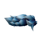 Blue Spikey Hair
