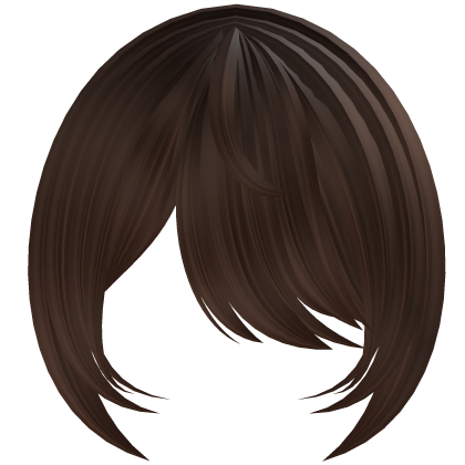 Brown Cozy Side Swept Bangs Roblox item