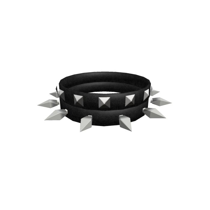 black spiked studded choker punk gothic