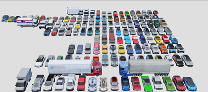 Low-Poly Vehicle/Car Pack preview 3