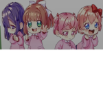 Boba,undertale,and DDLC group