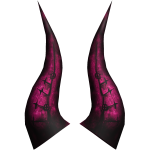 Hot Pink Gravedigger Horns of Pwnage