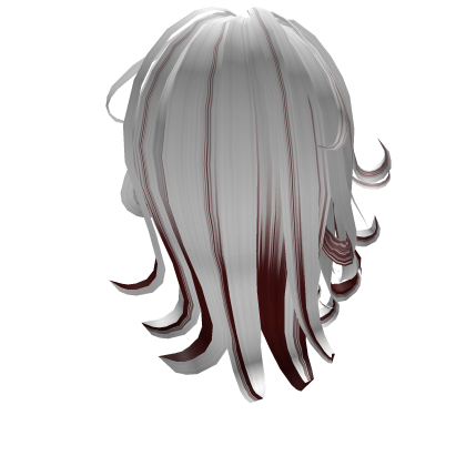 Gyaru Bouncy Layered Curls White&Red