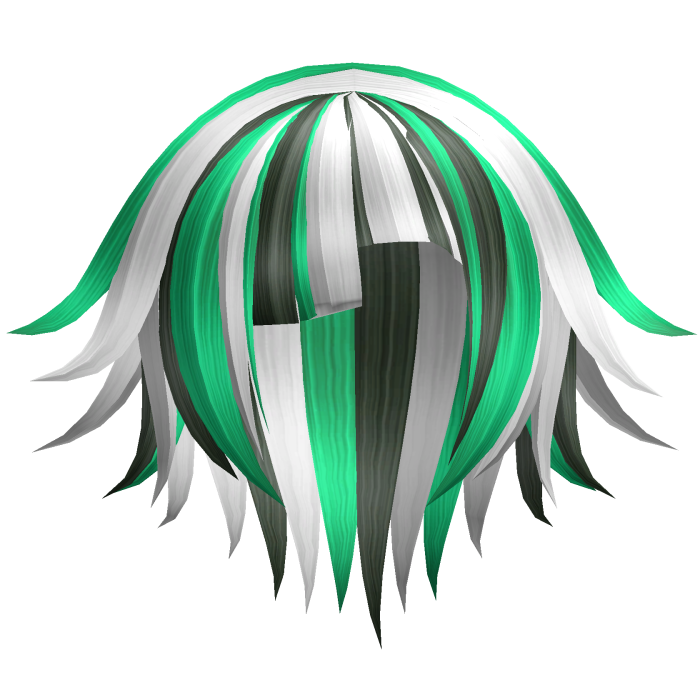 >_0 Assorted Green Long Spiky VKei Emo Hair 5. 