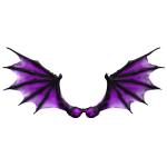 Fly Purple Demonic Wings🌑