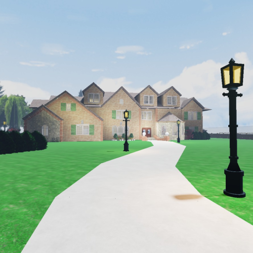 Mansion with Ceiling Fans