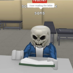 sans finds the poop sock