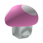 Pink Fungi Head