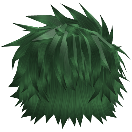 Green Spiky Messy Scene Anime Emo Hair