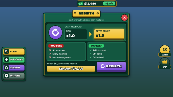 Tycoon UI Kit Cash Buttons Upgrade Shop HUD Panels preview 5