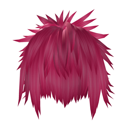Shaggy Spiky Emo Pink Hair Roblox item