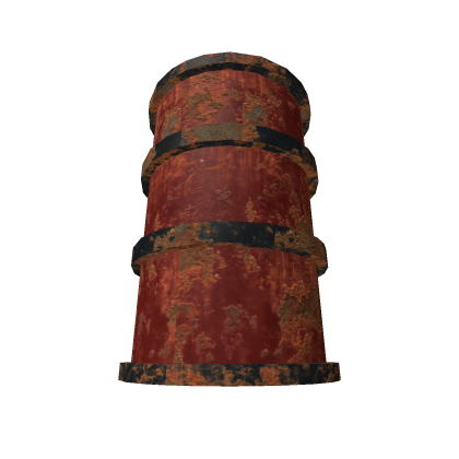 Corroded Metal Exploding Barrel