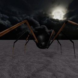 VS Giant Dancing Spider Enemy