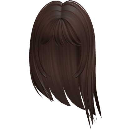 Long Side Swept Model Hair (Brown) Roblox item