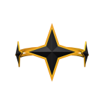 Gold Obsidian Crown