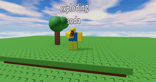 exploding soda