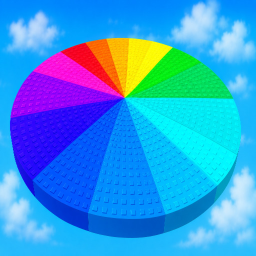 Literally Just a Chaotic Rainbow Baseplate 🌈
