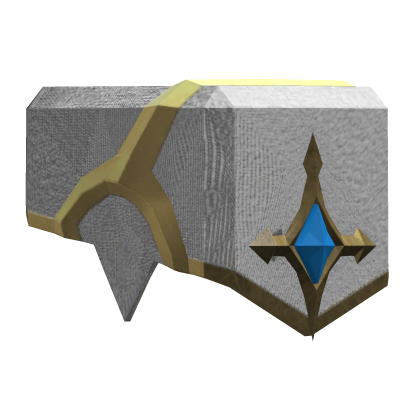 Royal Knight Left Shoulder - White Blue