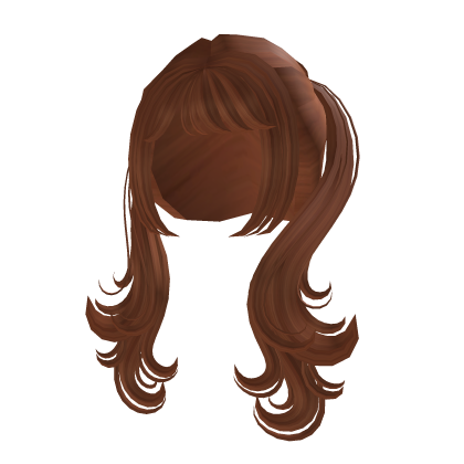꒰ 𖹭 ꒱ Swirly cute ginger lovely twintails Roblox item