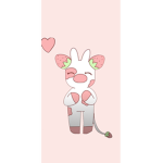 • Strawberry Cows •