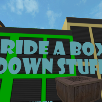 Ride A Box Down A Slide