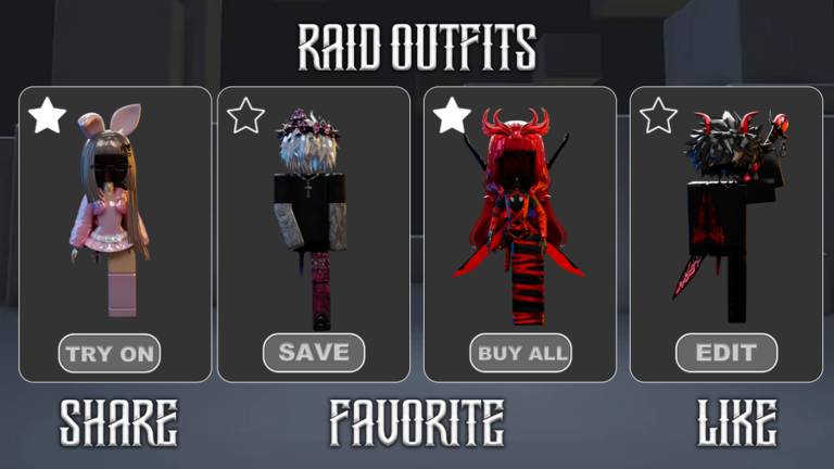 [NEW UPD 800+] Raiding Outfits screenshot 4