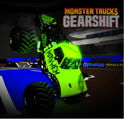 (NEW TRACKS!) Monster Trucks Gearshift official Roblox game thumbnail