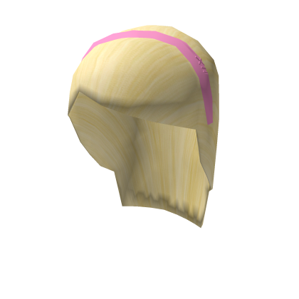 Classic Light Blonde Headband Hair | Pink Band Roblox item