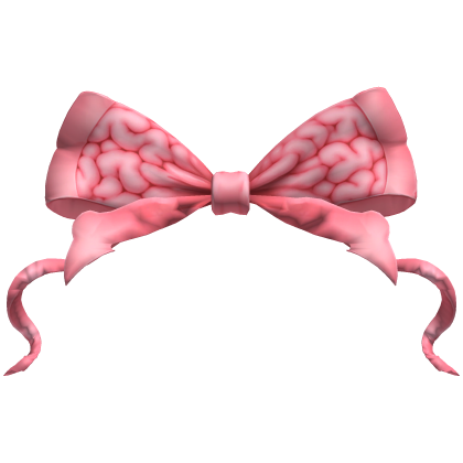 creepy cute zombie brain front bow