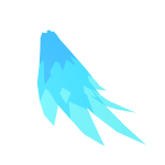 Frozen Phoenix Tail Feathers