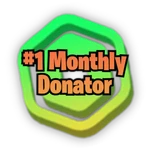 #1 Monthly Donator Roblox badge thumbnail