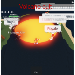 Volcano cult island
