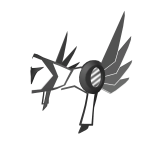 Ghost Neon Winged Helmet