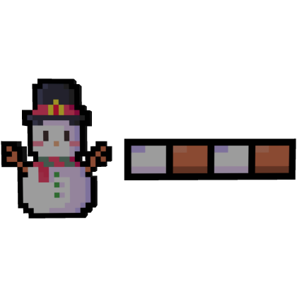 ☃️ Snowman 8-Bit Health Bar thumbnail