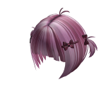 Two-Tone Ribbon Twin Tails