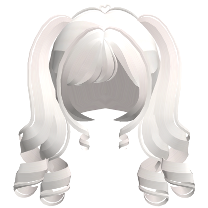 . ︵ ୨ lovely girl curly pigtails in blonde !