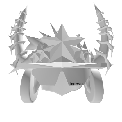 [⏳LIMITED] White Fedora + Hair + Horn + Clockwork Roblox item