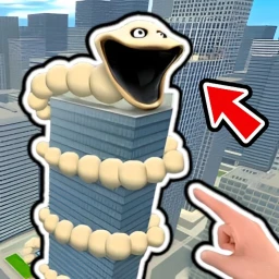 Scary Worm Go Up Tower 😱 icon