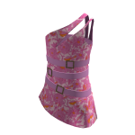 Cute pink spring floral dress